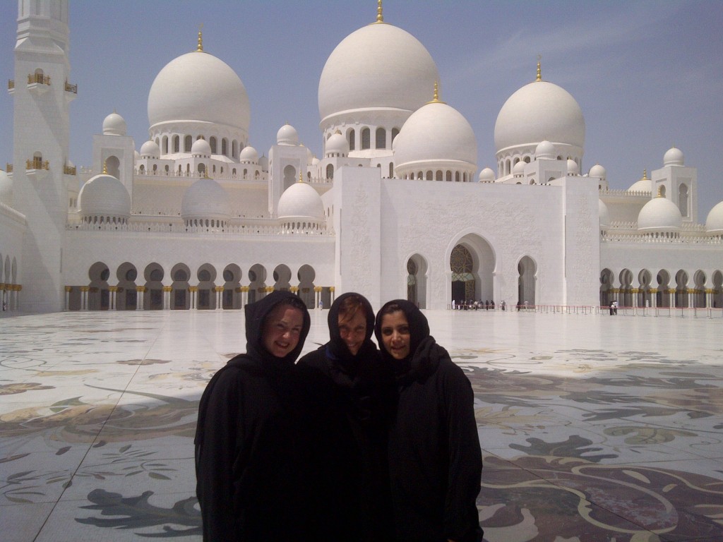 Mosque with friends at Abu Dhabi Book Fair