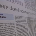 Where does INSPIRATION COME FROM?